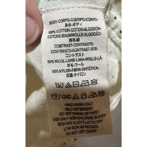 FREE PEOPLE Women's Sage Button Wool Blend Shirt‎ Size S - Ivory - Picture 6 of 8